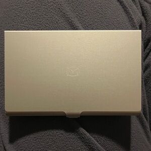 Sleek Gold Card Holder